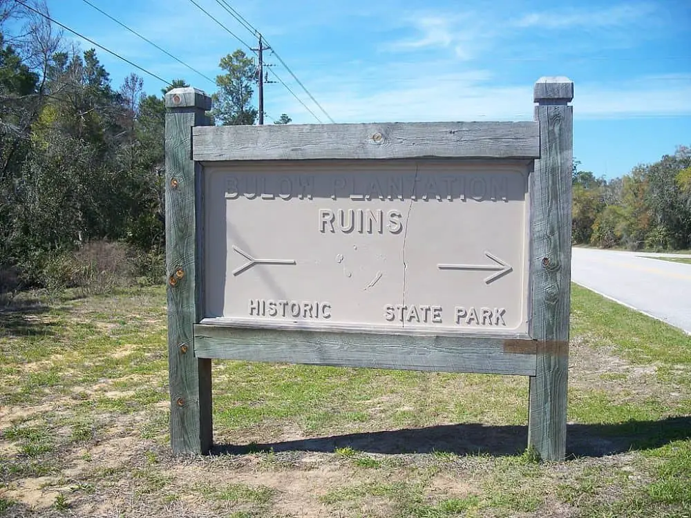 Bulow_Plantation_Ruins_Florida Sign