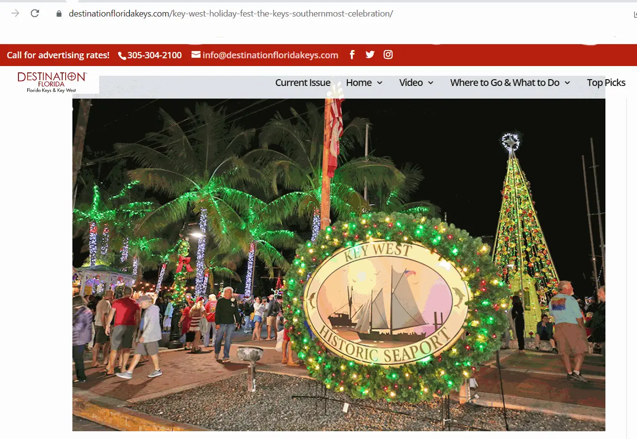 Things to Do for the Holidays in Florida - Key West Holiday Fest