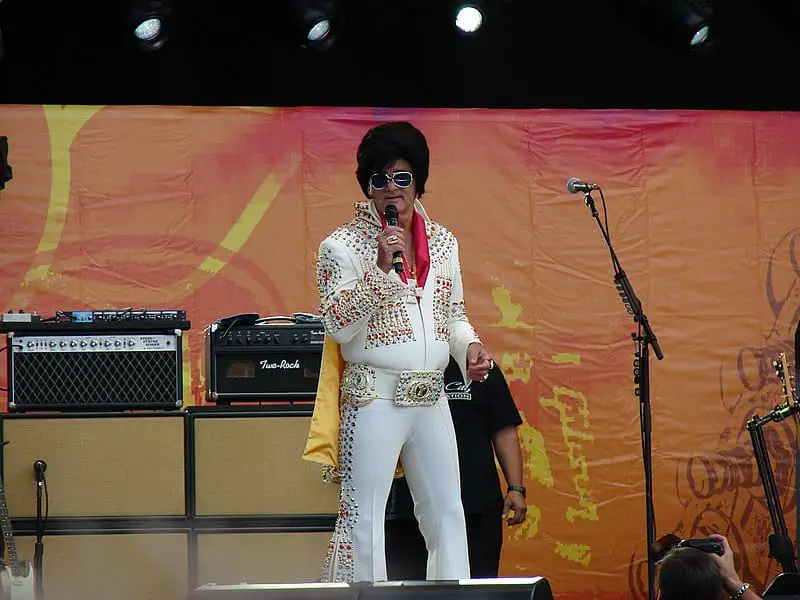 Elvis Presley's performance at the Polk Theatre