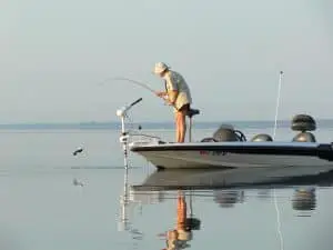 Fishing in Lake Toho