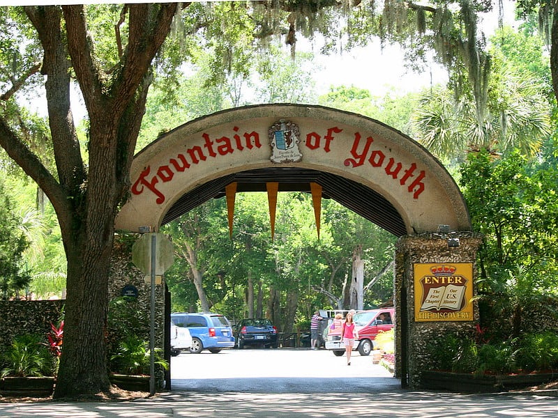 The Fountain of Youth in St. Augustine, Florida