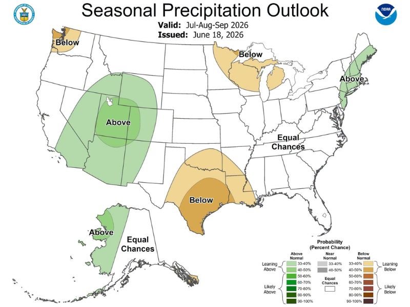 NOAA’s New Summer Outlook Points to Above Average Rainfall for Four Corners Region Tied to El Niño Shift